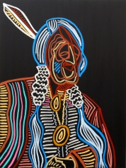 Water Protector_48x36_Oil on Canvas